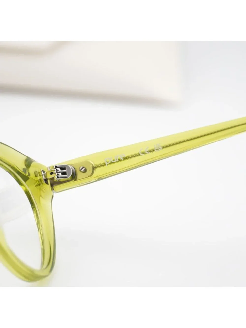 Pure P-7009 N 324 Cat Eye Eyeglasses 52mm – Lime
